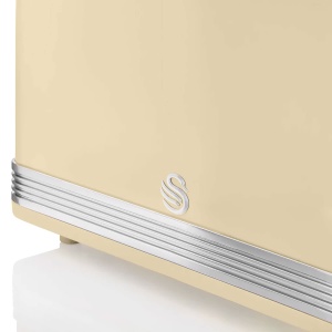 Toaster 2 felii Swan Retro ST19010CNEU, 815W, 6 trepte de rumenire, crem - Img 6
