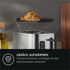 Toaster AEG Deli 5, 7 setari de rumenire, carcasa rece, inox - Img 7