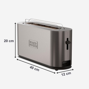 Toaster BlackDecker BXTO1002E 1000W Fanta Larga 7 Nivele Functii Multiple - Img 8