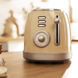 Toaster Cecotec ToastTaste 800 Vintage, 850W, 2 felii, Galben - Img 3