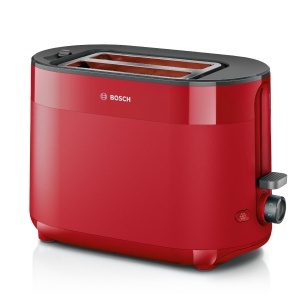 Toaster compact Bosch MyMoment TAT2M124, 800W, 2 felii, functie de decongelare, rosu mat