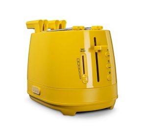 Toaster De Longhi CTLAP2203, 2 felii, 550 W, galben - Img 2
