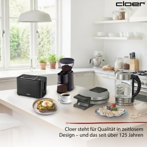 Toaster Digital Cloer 3930 pentru 2 felii, 750-900W, negru - Img 7