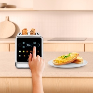 Toaster digital Ufesa One Touch Duo Plus 1400W 6 niveluri de rumenire LED functii multiple - Img 2