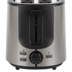 Toaster EMERIO TO-122830.2 cu 2 fante, 1000W, inox - Img 3
