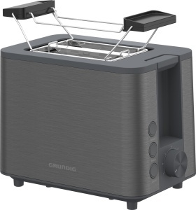 Toaster Grundig TA 7340, 950 W, Inox, Pop-Up - Img 2