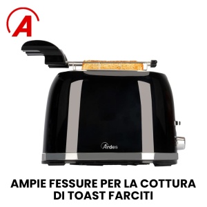 Toaster Horizontal ARDES TOSTO PRESTIGE pentru 2 felii, 700-850 W, cu 7 niveluri de rumenire - Img 6