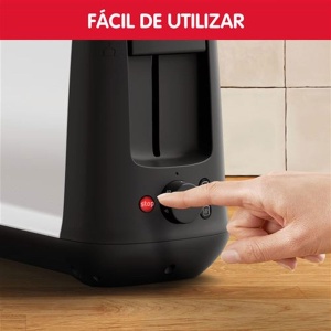 Toaster Moulinex LS340811, 1000W, 1 felie, inox, negru - Img 5