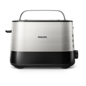 Toaster Philips HD263790, 7 trepte rumenire, functie de dezghetare, negru
