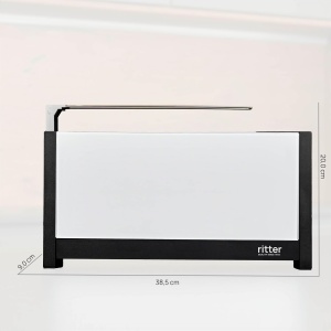 Toaster Ritter Volcano 5, extra schmal, cu functie de dezghetare, alb - Img 5