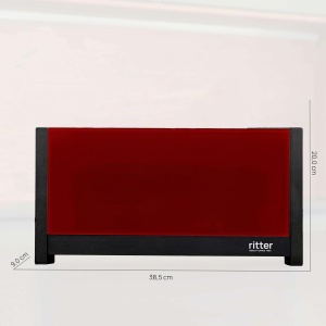 Toaster Ritter Volcano 5, extra schmal, cu suport pentru chifle, rosu - Img 5