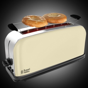 Toaster Russell Hobbs Colours 1100W Crem, 6 Braunungsstufen, Extra Brezime - Img 5