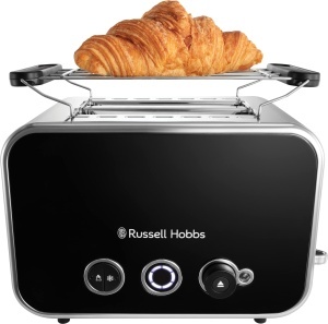Toaster Russell Hobbs Distinctions, 1600W, inox negru, 2 felii - Img 3