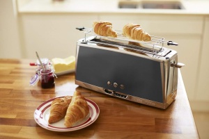 Toaster Russell Hobbs Luna Moonlight, 1420W, Inox, 6 Bratere - Img 10