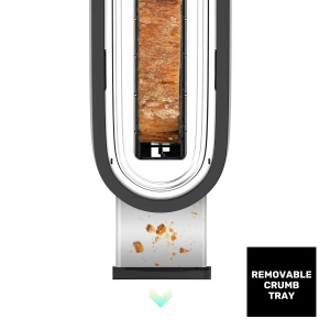Toaster Taurus Mytoast Nero 1000W, 7 niveluri rumenire, design negru - Img 6