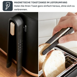 Toaster Tefal TT533811, 2 fante, 7 niveluri rumenire, negru - Img 5