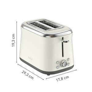 Toaster Tefal TT720AE0, Retro, 8 Braunungsstufen, 4 Functii, Alb - Img 8