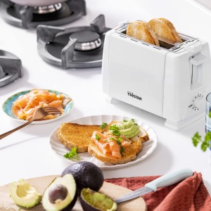 Toaster Tristar BR-1009, 650 W, 2 felii, 6 niveluri rumenire, Alb - Img 6