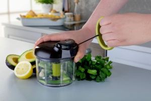 Tocator manual Tefal K1321324 900 ml Lame inox pentru legume carne si nuci - Img 7