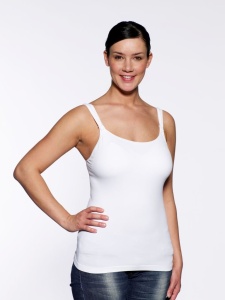 Top maternitate Medela, XL, alb, cu suport integrat