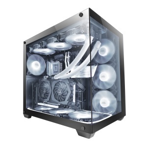 Tower Gaming Mars Gaming MCV4, E-ATX XXL, Geam Temperat, Structura Modulara - Img 1