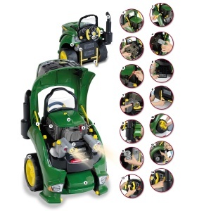 Tractor cu motor John Deere, 56 piese, pentru copii de la 3 ani - Img 3