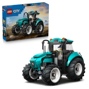 Tractor LEGO City 60498 pentru copii, 204 piese, culoare turcoaz