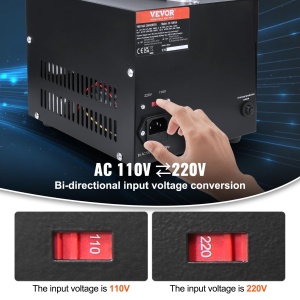 Transformator VEVOR SV-2000VA 2000W cu 4 prize si USB - Img 3
