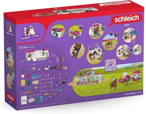 Transportor de cai Schleich Horse Club 42619, 227 piese, cu piscina - Img 13