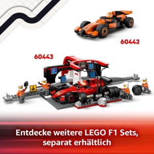 Transportor LEGO City F1 cu RB20 si AMR24, 1086 piese, 5 minifigurine - Img 7