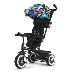 Tricicleta Kinderkraft Aston, pentru copii de la 9 luni, cu scaun rotativ si copertina