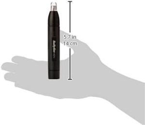 Trimmer BaByliss E650E Nas si Urechi Sistem 2 Lame Negru - Img 5