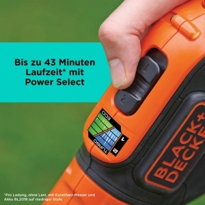 Trimmer de iarba BLACKDECKER BCSTR918B 18V, 25 cm, Telescopica, 2 in 1 - Img 3