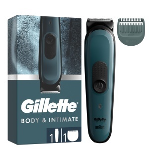 Trimmer electric Gillette i3 Intim, SkinFirst, lame ascutite, impermeabil