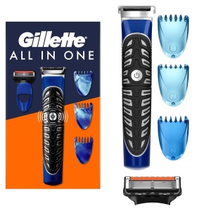 Trimmer Gillette Fusion 5 Styler, negru, waterproof, cu 3 kammaufsets