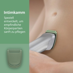 Trimmer multifunctional Philips MG595115 Series 5000 11 atasamente lame metalice autoascutite - Img 6