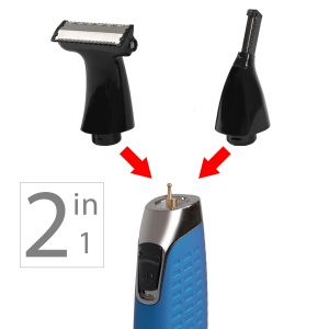 Trimmer multifunctional ProfiCare PC-BHT 3074 2in1 pentru corp si fata rezistent la apa - Img 5