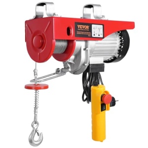 Troliu electric VEVOR PA400 400 kg motor cu telecomanda 42 m inaltime de ridicare 12 m - Img 12