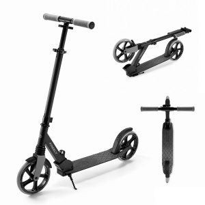 Trottineta Kinderkraft Freely, 100 kg, inaltime ajustabila, negru