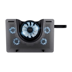 Trust Gaming Laptop Cooler GXT 1125 Quno Cooling Pad, Cooler Stand, Iluminare LED, 5 ventilatoare, previne supraincalzirea, pentru laptopuri/notebook-uri/Macbook-uri de pana la 17.3 inci - Img 8