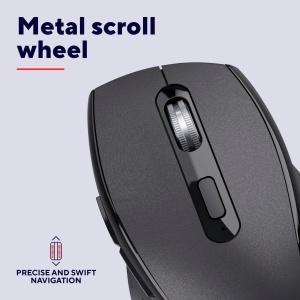 Trust Sura Mouse Wireless pentru laptop/PC/Mac, 800-1200 DPI, 6 butoane, raza de actiune wireless de 10 metri, senzor optic, micro receptor USB, mouse wireless pentru dreptaci, Windows Dell MacBook, negru - Img 5