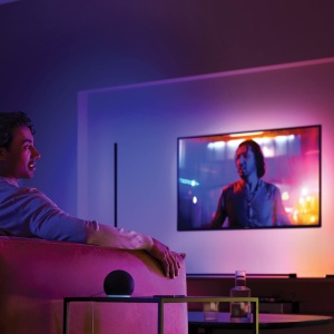 Tub de lumina Philips Hue Play Gradient, 75 cm, 1100 lm, alb - Img 6
