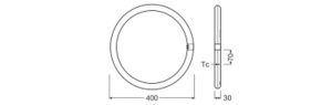 Tuba LED Osram T9C EM 40, 24W, 2900lm, 6500K - Img 2