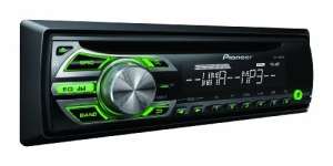 Tuner CD Pioneer DEH-150MPG AUX-In frontal 4X 50 wati iluminare afisaj alb iluminare tastatura verde amplificator MOSFET egalizator grafic cu 5 benzi - Img 2