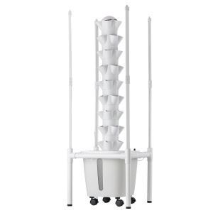 Turbina hidroponica VEVOR VV2-9C-EU, 45 capsule, 20L, LED, alba - Img 9
