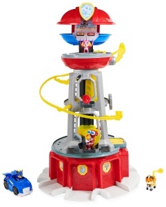 Turn de Observatie Paw Patrol Mighty Lookout, 84cm, cu 4 Figurine si Efecte Luminoase - Img 8
