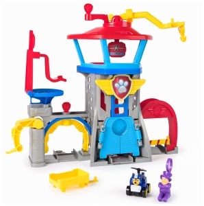 Turn de salvare PAW PATROL cu vehicul si figurina, 30 cm, pentru copii