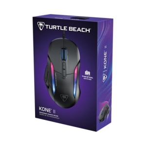 Turtle Beach Kone II - Mouse ergonomic pentru jocuri RGB, senzor optic 26K DPI, comutatoare optice Click Life 100M, 23 de functii programabile, rotita de derulare 4D, negru - Img 14