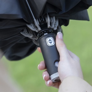 Umbrela Faltabila InnovaGoods cu LED, NegruGri, Design Inversat - Img 4