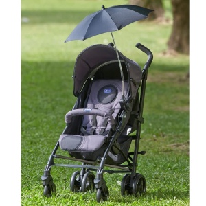 Umbrela universala pentru carucior Chicco - UV 50, neagra - Img 3